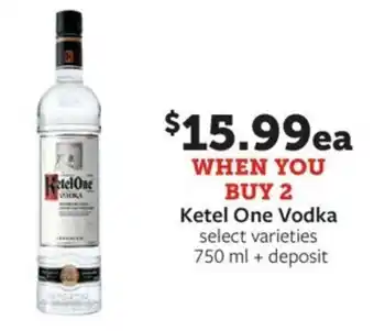 Fareway Ketel One Vodka offer