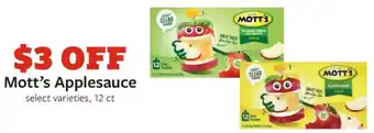 Fareway Mott's Applesauce offer