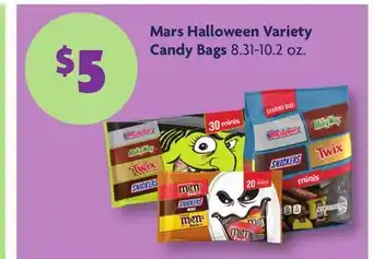 Family Dollar Mars Halloween Variety Candy Bags offer