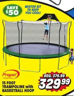 Big 5 Propel 15' Trampoline with Basketball Hoop offer