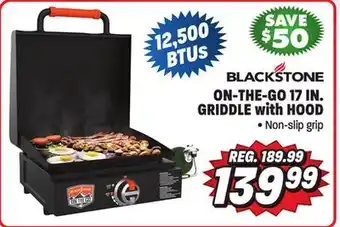 Big 5 Blackstone On The Go 17 Griddle with Hood offer