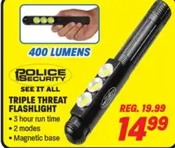 Big 5 Police Security Triple Threat Flashlight offer