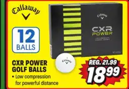 Big 5 Callaway CXR Power Golf Balls - 1-Dozen offer