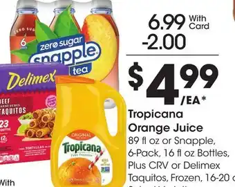 Ralphs Tropicana Orange Juice offer