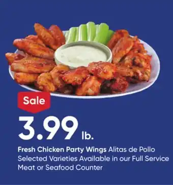 Stater Bros Fresh Chicken Party Wings offer