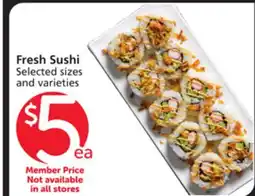 Vons Fresh Sushi offer