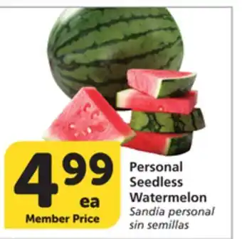 Albertsons Personal Seedless Watermelon offer