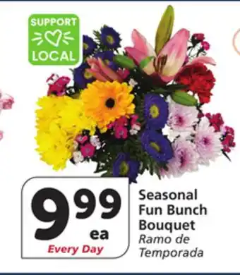 Albertsons Seasonal Fun Bunch Bouquet offer