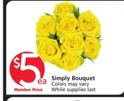 Albertsons Simply Bouquet offer