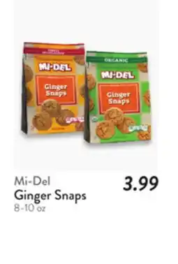 Fresh Thyme Mi-Del Ginger Snaps offer