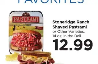 Food 4 Less Stoneridge Ranch Shaved Pastrami offer