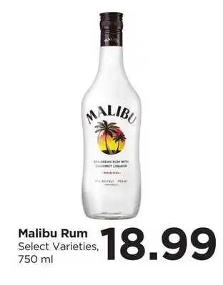 Food 4 Less Malibu Rum offer