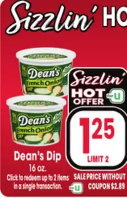 Jewel-Osco Dean's Dip offer