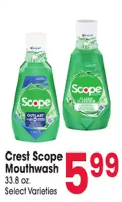 Jewel-Osco Crest Scope Mouthwash offer
