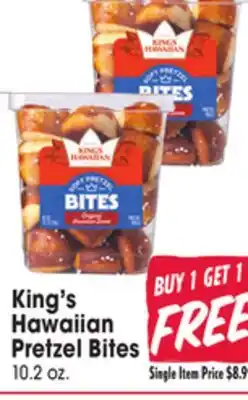 Jewel-Osco King's Hawaiian Pretzel Bites offer