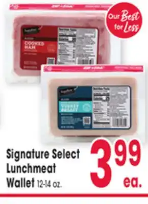 Jewel-Osco Signature Select Lunchmeat Wallet offer