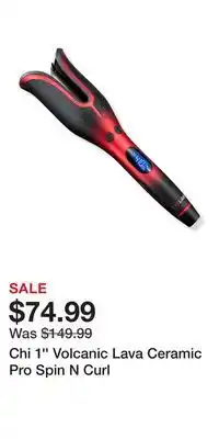Ulta Beauty Chi 1'' Volcanic Lava Ceramic Pro Spin N Curl offer