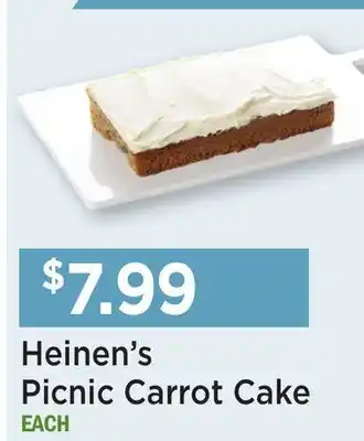 Heinen's Heinen's Picnic Carrot Cake offer