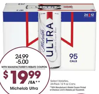 Kroger Michelob Ultra offer