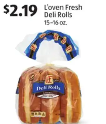 Aldi L'oven Fresh Deli Rolls offer