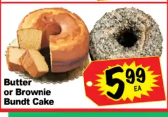 Superior Grocers Butter or Brownie Bundt Cake offer