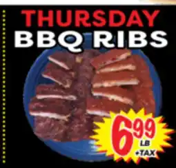 Superior Grocers BBQ RIBS offer