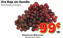 El Super Fresh Red Seedless Grapes offer