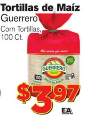 El Super Fresh Guerrero Corn Tortillas offer