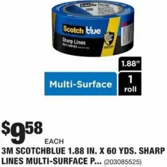 The Home Depot 3M Scotchblue 1.88 In. X 60 YDS. Sharp Lines Multi-Surface offer
