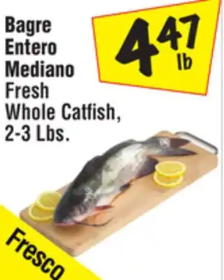 El Super Fresh Whole Catfish, 2-3 Lbs offer