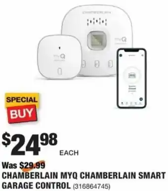 The Home Depot Chamberlain MYQ Chamberlain Smart Garage Control offer