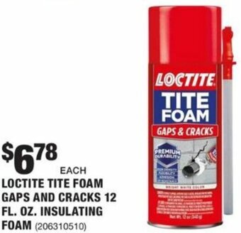 The Home Depot Loctite Tite Foam Gaps And Cracks 12 Fl. Oz. Insulating Foam offer