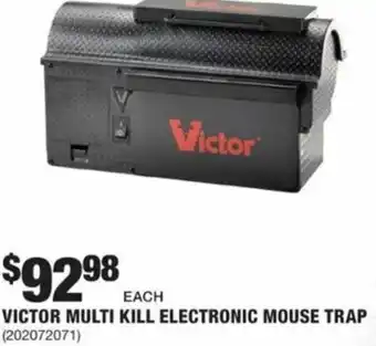 The Home Depot Victor Multi Kill Electronic Mouse Trap offer