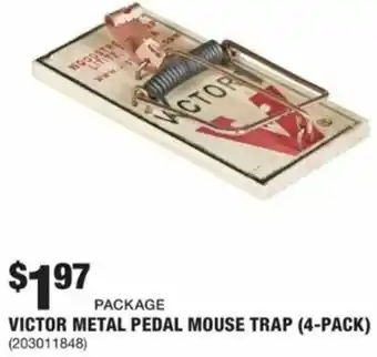 The Home Depot Victor Metal Pedal Mouse Trap offer