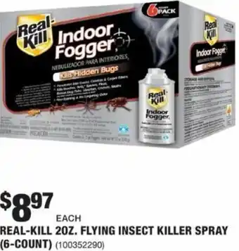 The Home Depot Real-Kill 20Z. Flying Insect Killer Spray offer
