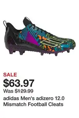 Dick's Sporting Goods adidas Men's adizero 12.0 Mismatch Football Cleats offer