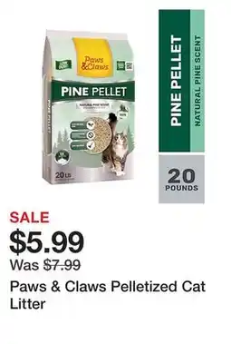 Tractor Supply Company Paws & Claws Pelletized Cat Litter offer