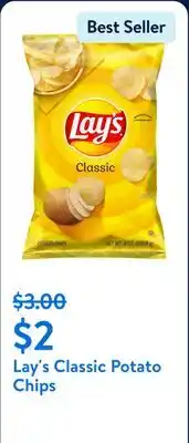 Walmart Lay's Classic Potato Chips offer