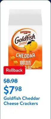 Walmart Goldfish Cheddar Cheese Crackers offer