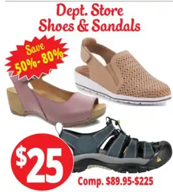 Ocean State Job Lot Dept. Store Shoes & Sandals offer