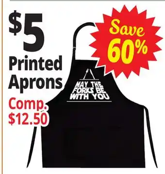 Ocean State Job Lot Printed Aprons offer