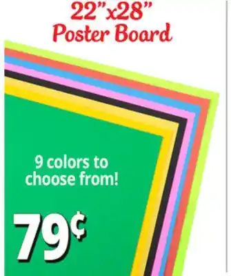 Ocean State Job Lot Poster Boards offer