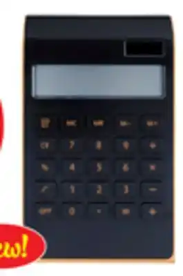 Ocean State Job Lot School Supplies Solar Powered 10-Digit Slim Desktop Calculator with Battery for Backup offer