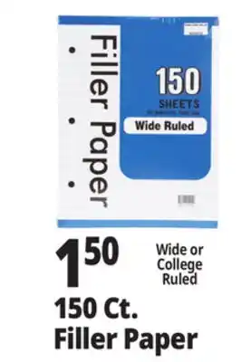 Ocean State Job Lot 150 Ct. Filler Paper offer
