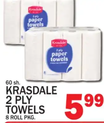 C Town KRASDALE 2 PLY TOWELS offer