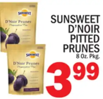 C Town SUNSWEET D'NOIR PITTED PRUNES offer