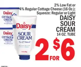 C Town DAISY SOUR CREAM 14 OZ. TUBE offer