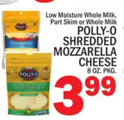 C Town POLLY-O SHREDDED MOZZARELLA CHEESE offer