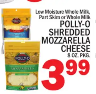 C Town POLLY-O SHREDDED MOZZARELLA CHEESE offer