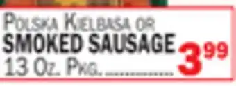C Town SMOKED SAUSAGE offer